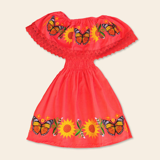 Girls Off the Shoulder Dress