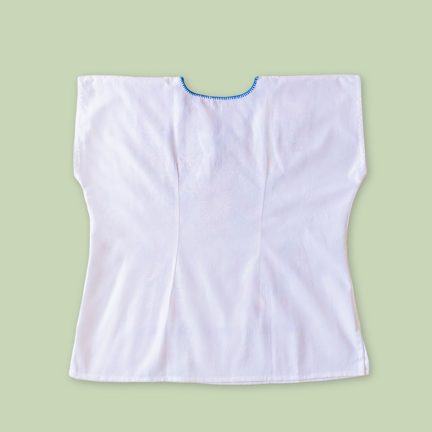 Women Embroidery Cotton White Shirt