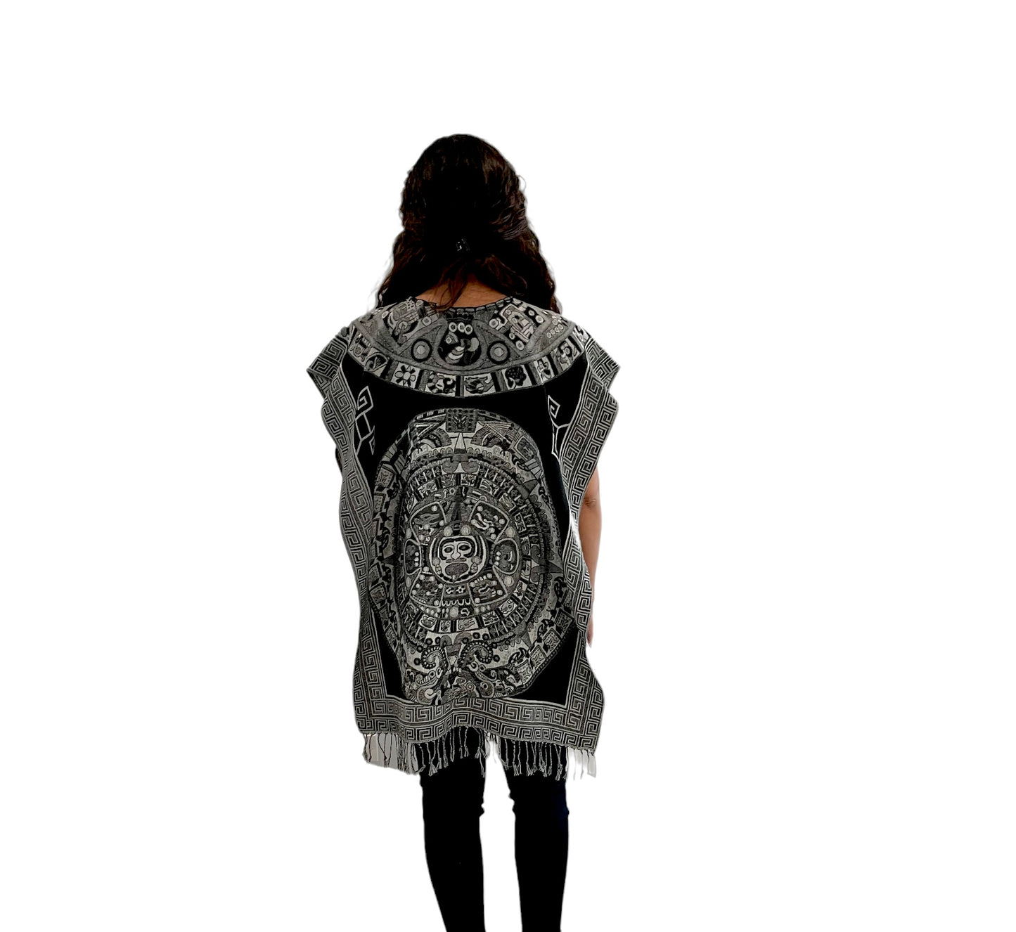 Aztec Calendar Top/Scarf/Gaban