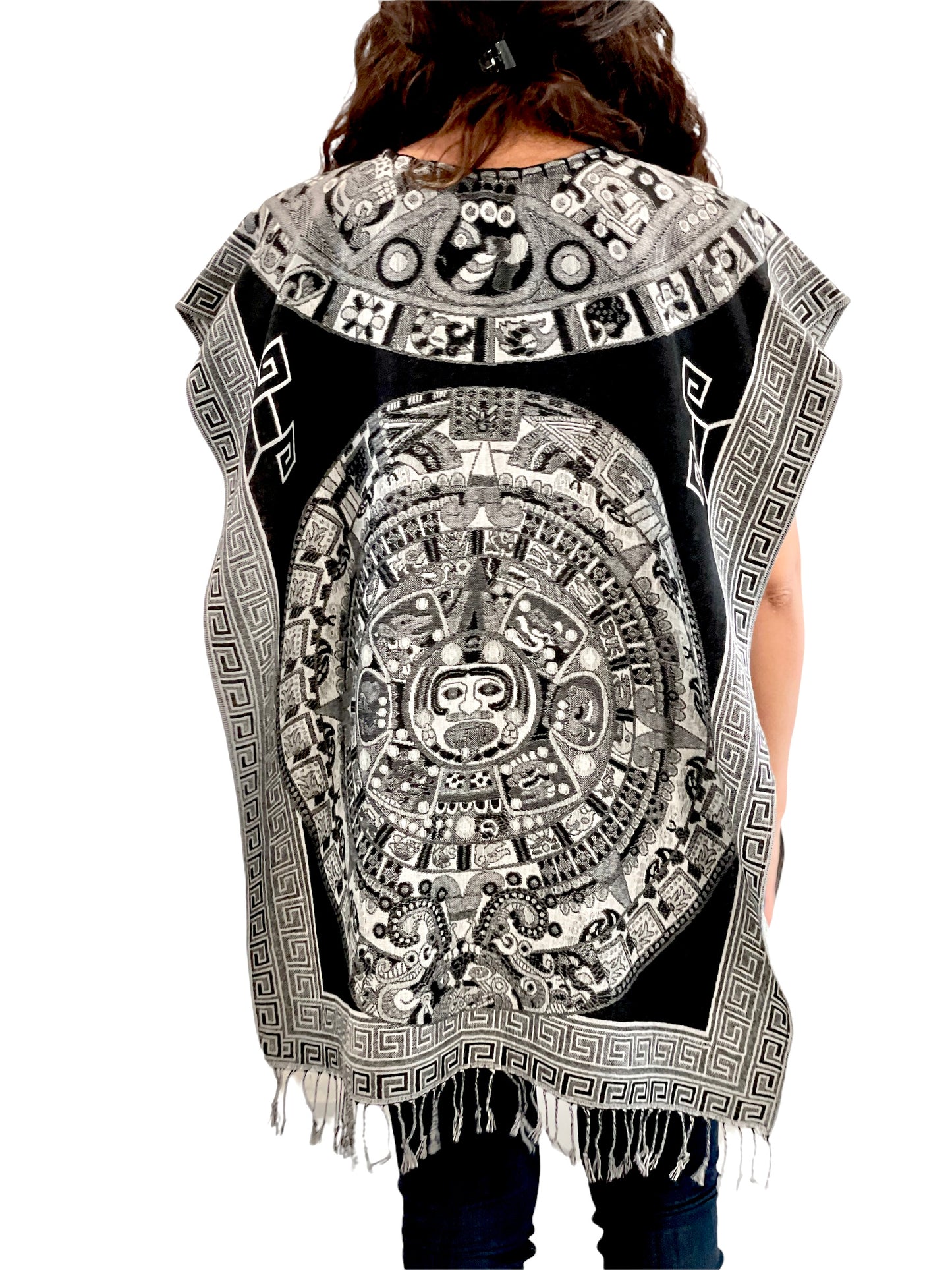 Aztec Calendar Top/Scarf/Gaban
