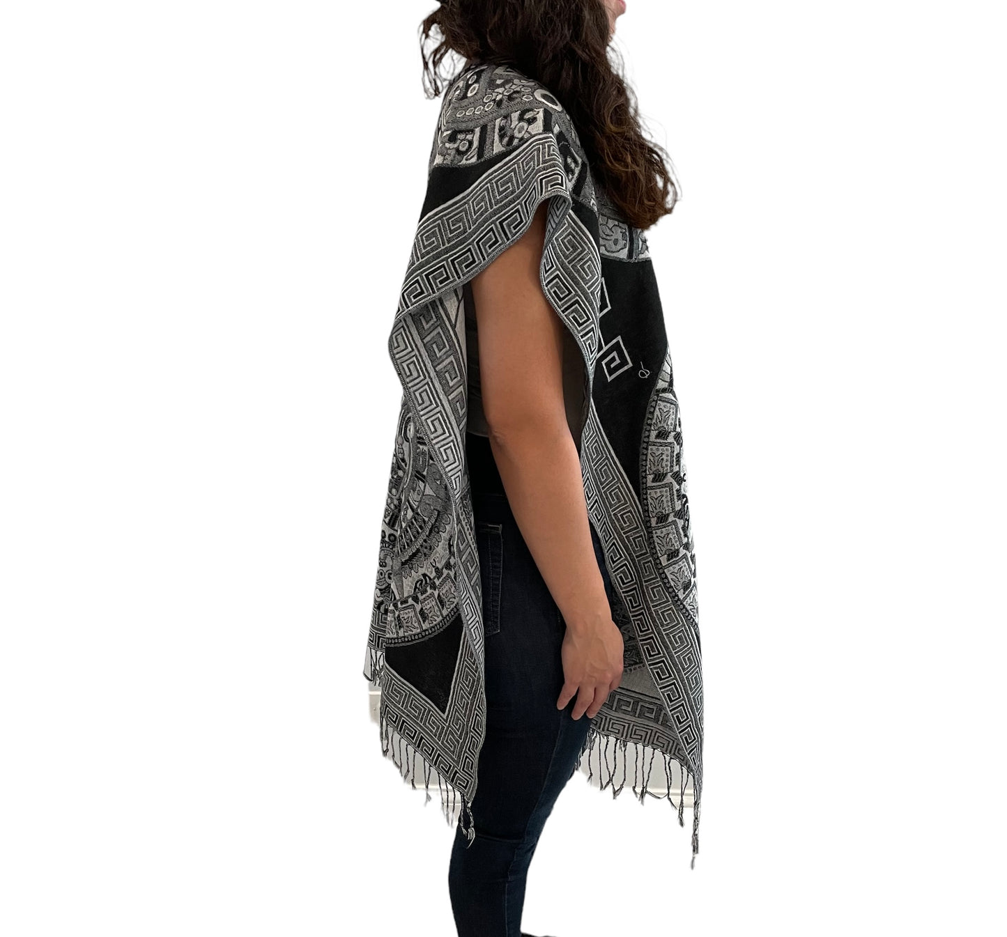 Aztec Calendar Top/Scarf/Gaban