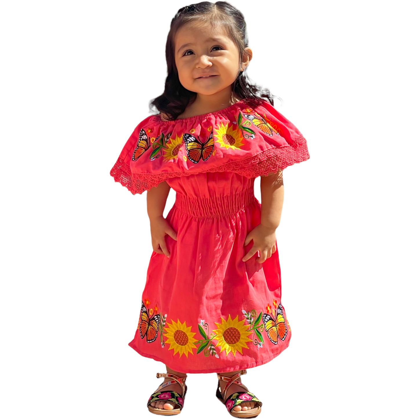 Girls Off the Shoulder Dress