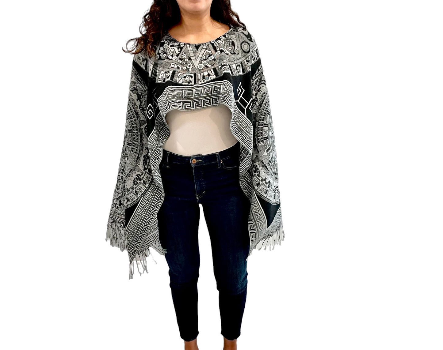 Aztec Calendar Top/Scarf/Gaban