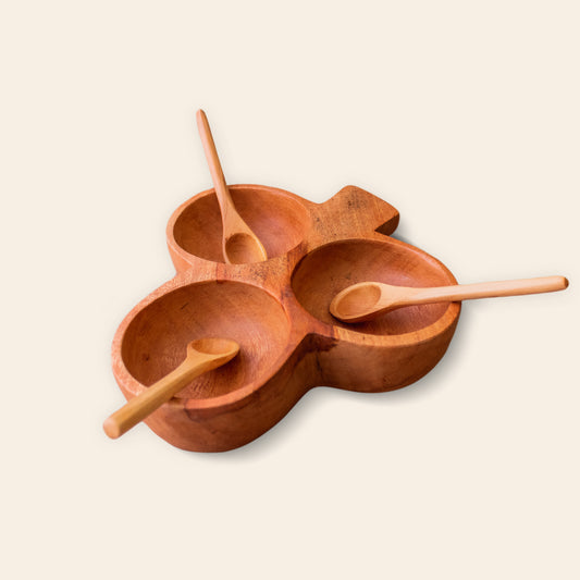 Wood Salsa bowls