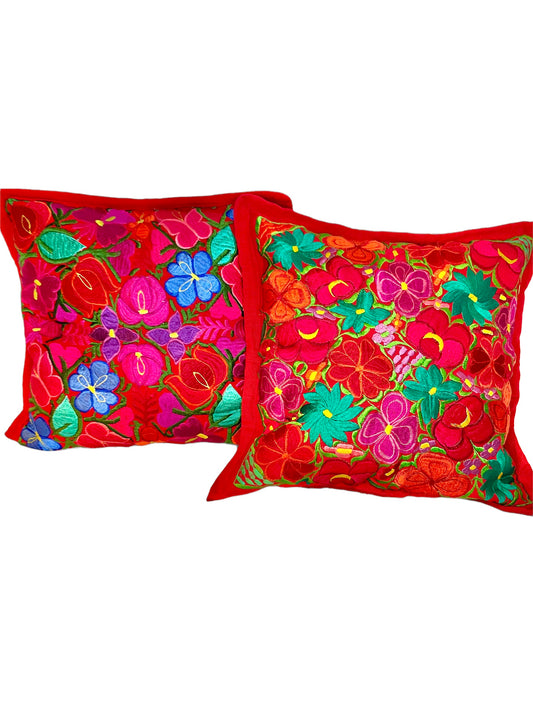 18 x 18 Red Pillow Cover