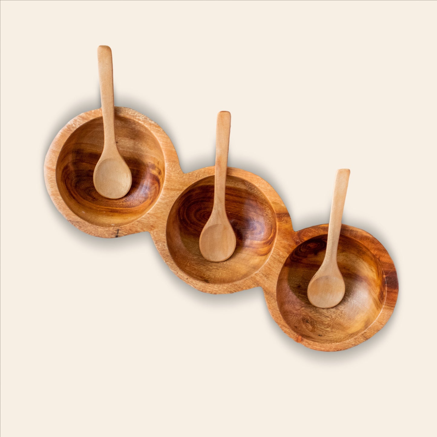 Wooden Salsa Bowls